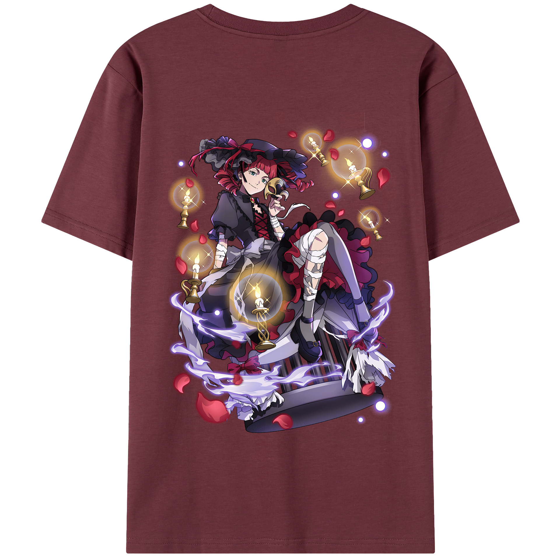 （画像用） 文豪ストレイドッグス Bungo Stray Dogs 綿100％半袖Tシャツ（背面プリント）